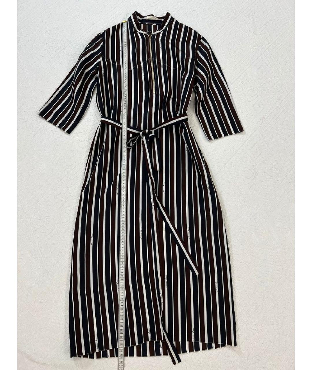 NINA RICCI Бежевое вискозное повседневное платье, фото 6