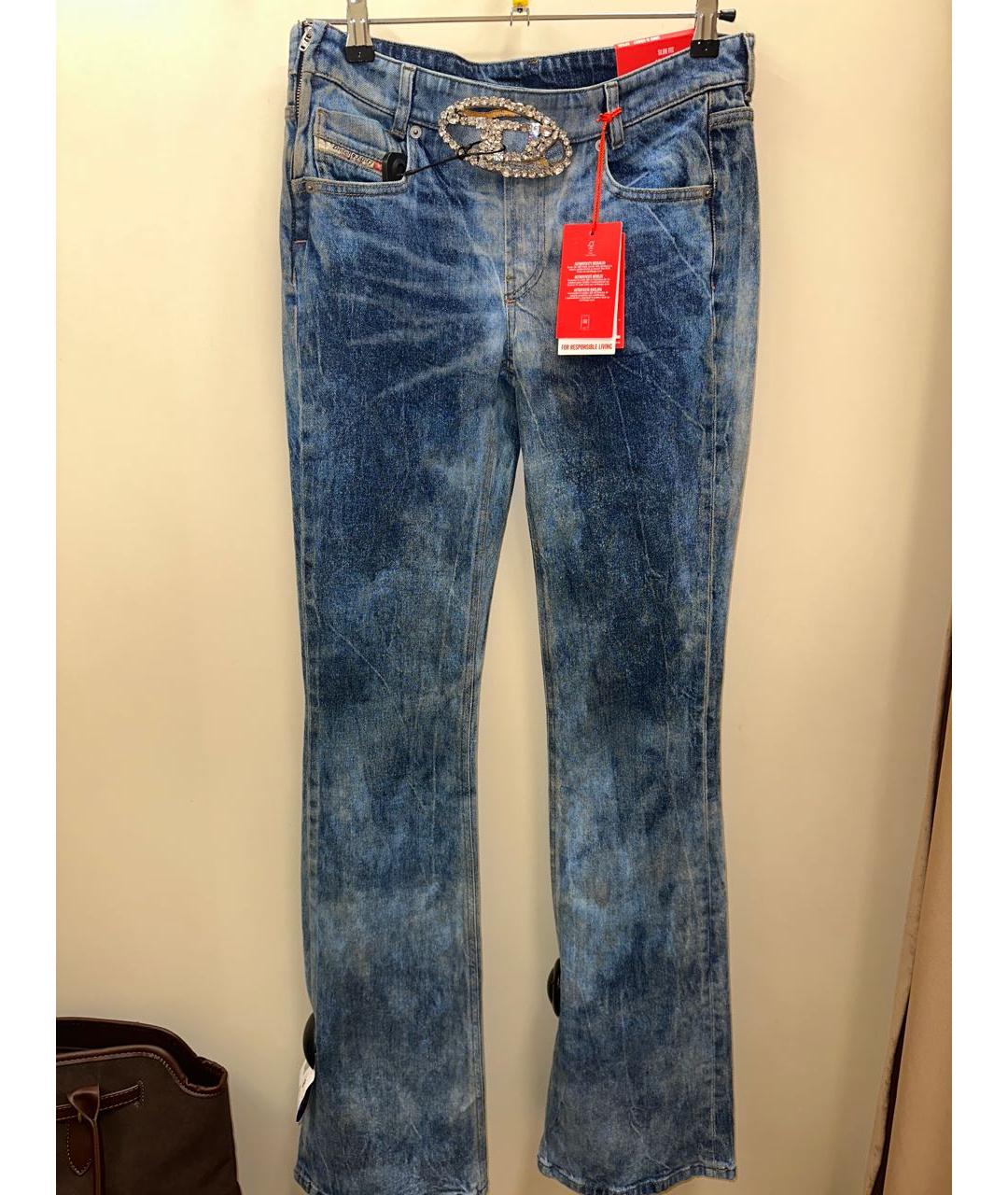 DIESEL Голубые джинсы клеш, фото 2