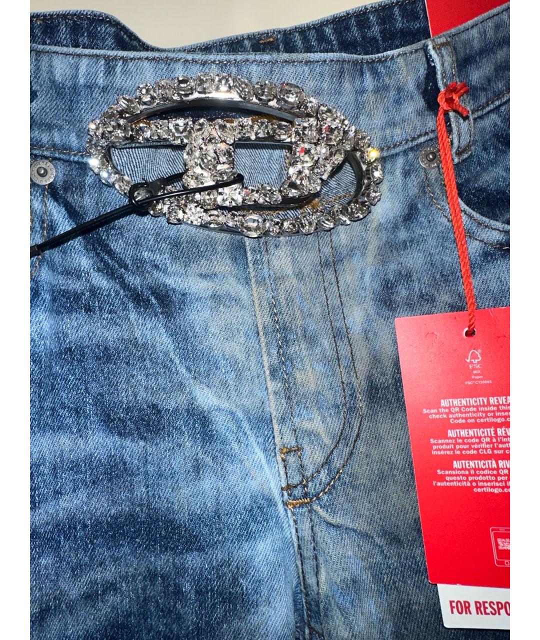 DIESEL Голубые джинсы клеш, фото 3