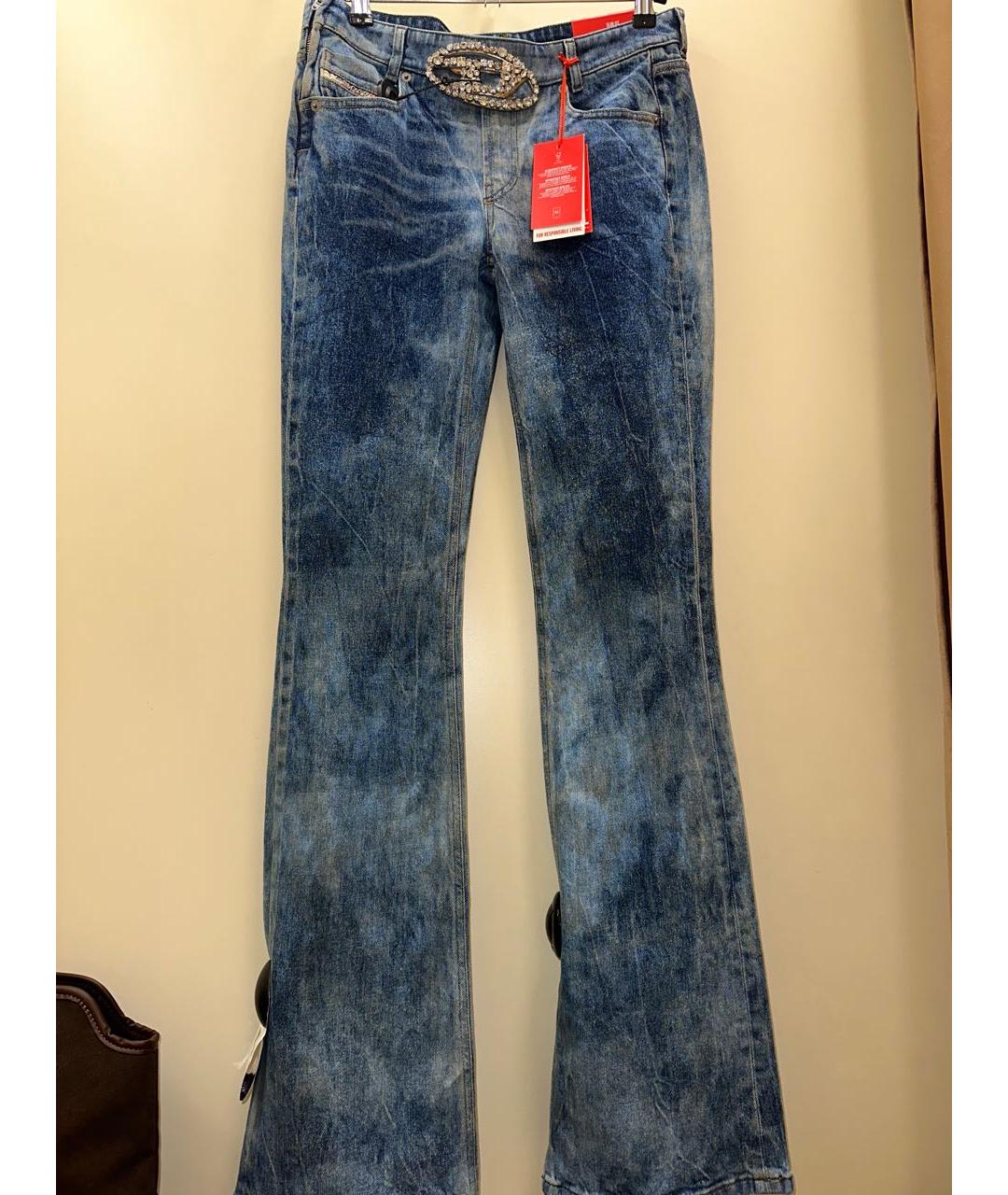 DIESEL Голубые джинсы клеш, фото 9