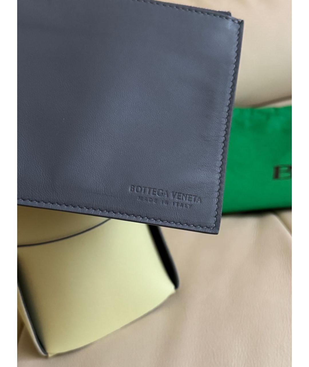 BOTTEGA VENETA Салатовая кожаная сумка тоут, фото 7