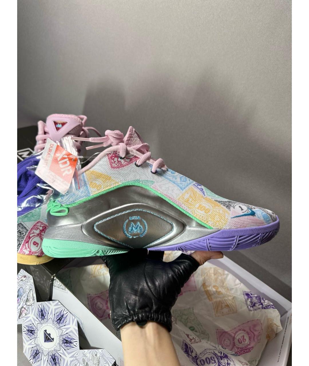 NIKE Мульти кожаные высокие кроссовки / кеды, фото 9