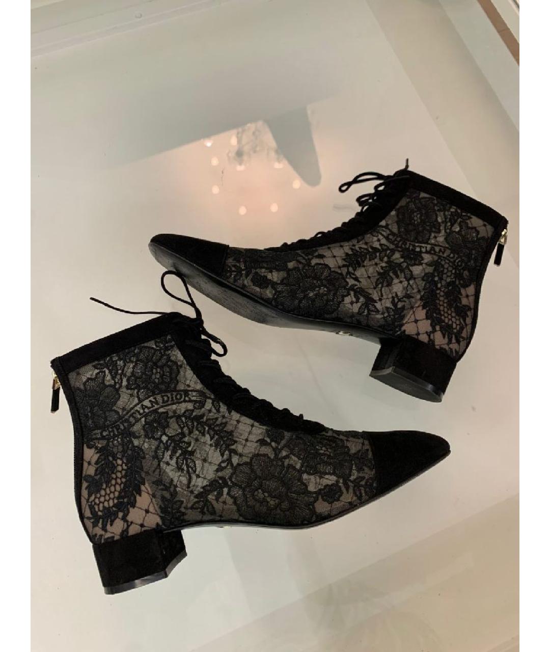 CHRISTIAN DIOR Черные ботильоны, фото 8