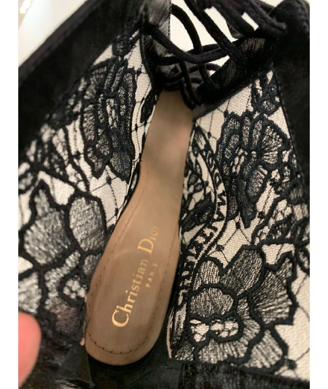 CHRISTIAN DIOR Черные ботильоны, фото 6