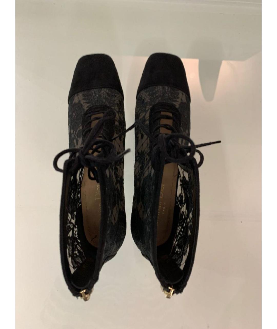 CHRISTIAN DIOR Черные ботильоны, фото 3