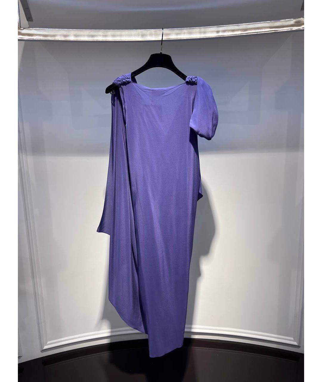 LANVIN Фиолетовое повседневное платье, фото 2