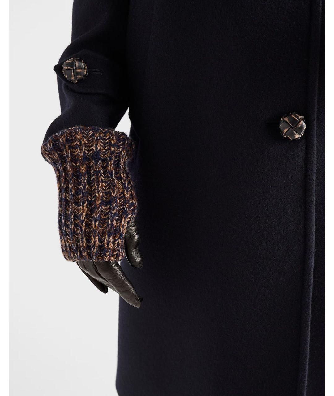 PRADA Коричневые кожаные перчатки, фото 2