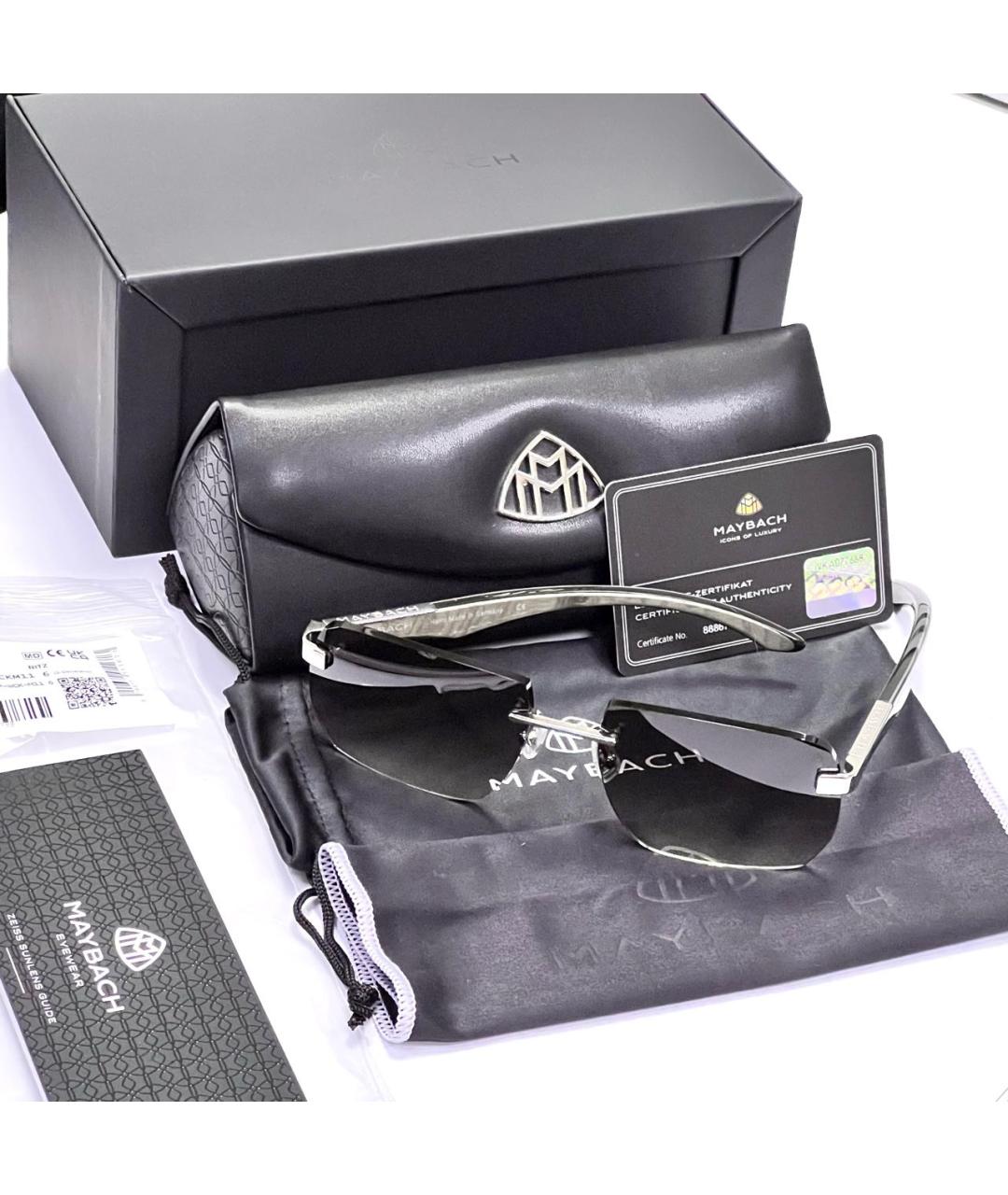 MAYBACH Черные солнцезащитные очки, фото 3