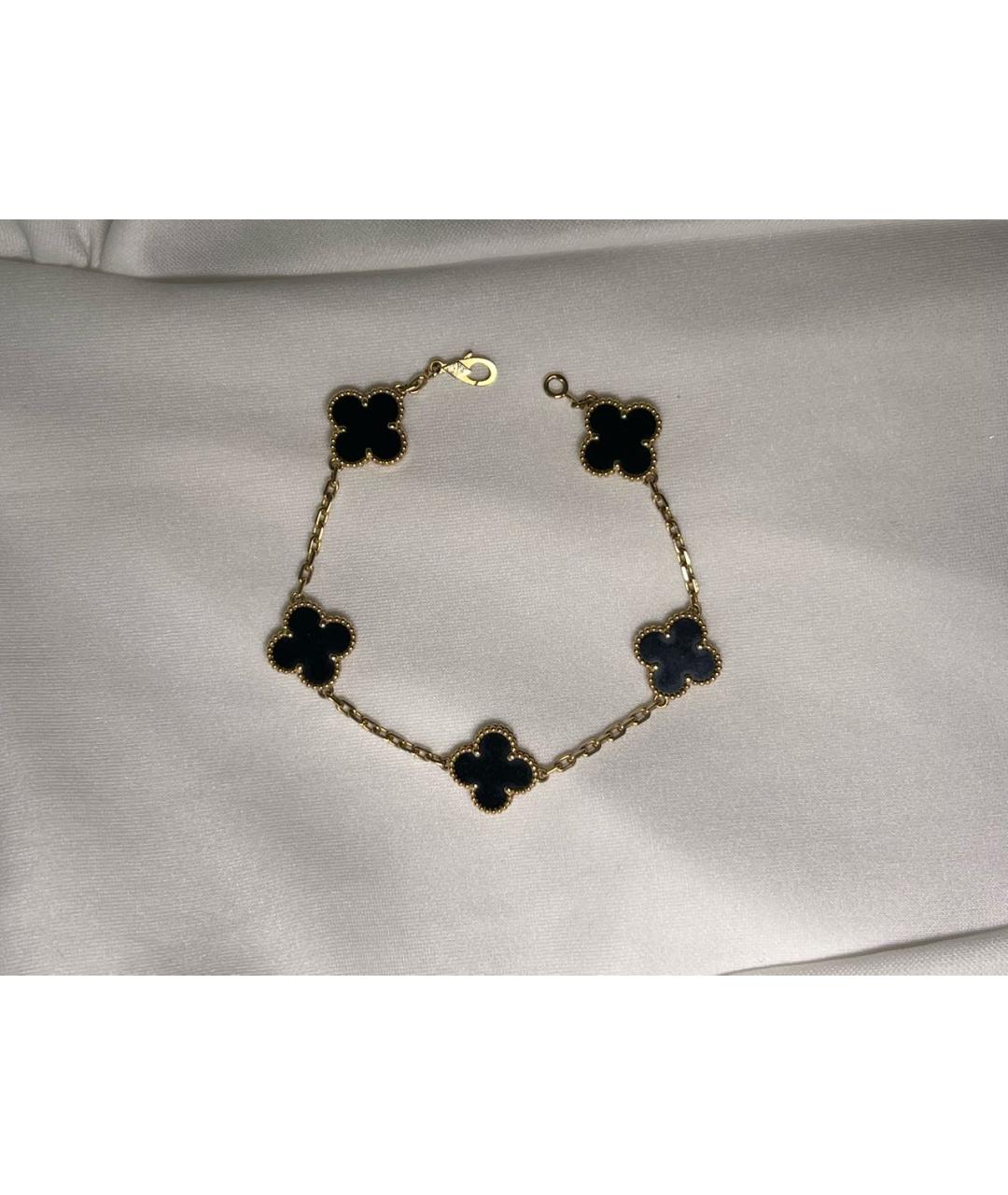 VAN CLEEF & ARPELS Черный браслет из белого золота, фото 5