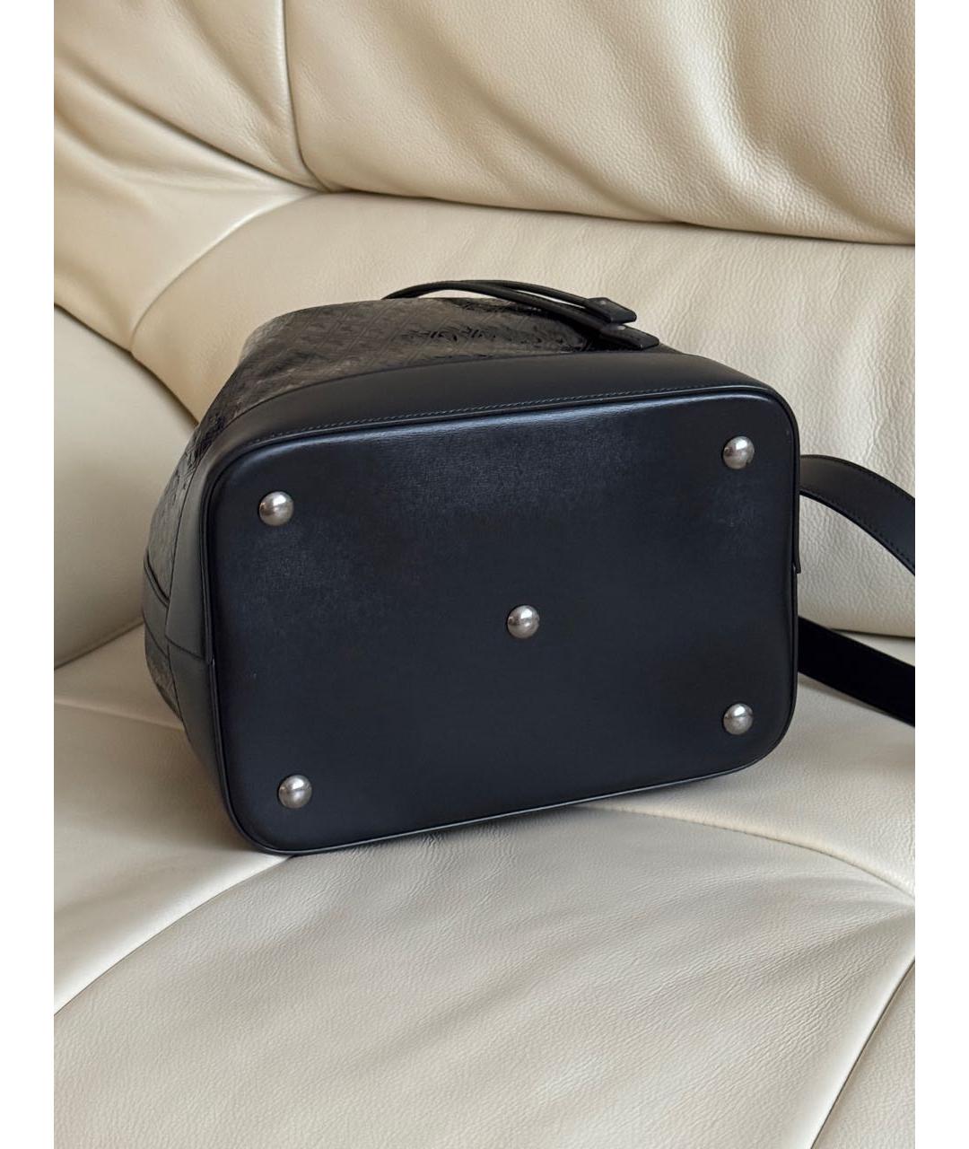 SAINT LAURENT Черная сумка тоут из лакированной кожи, фото 7