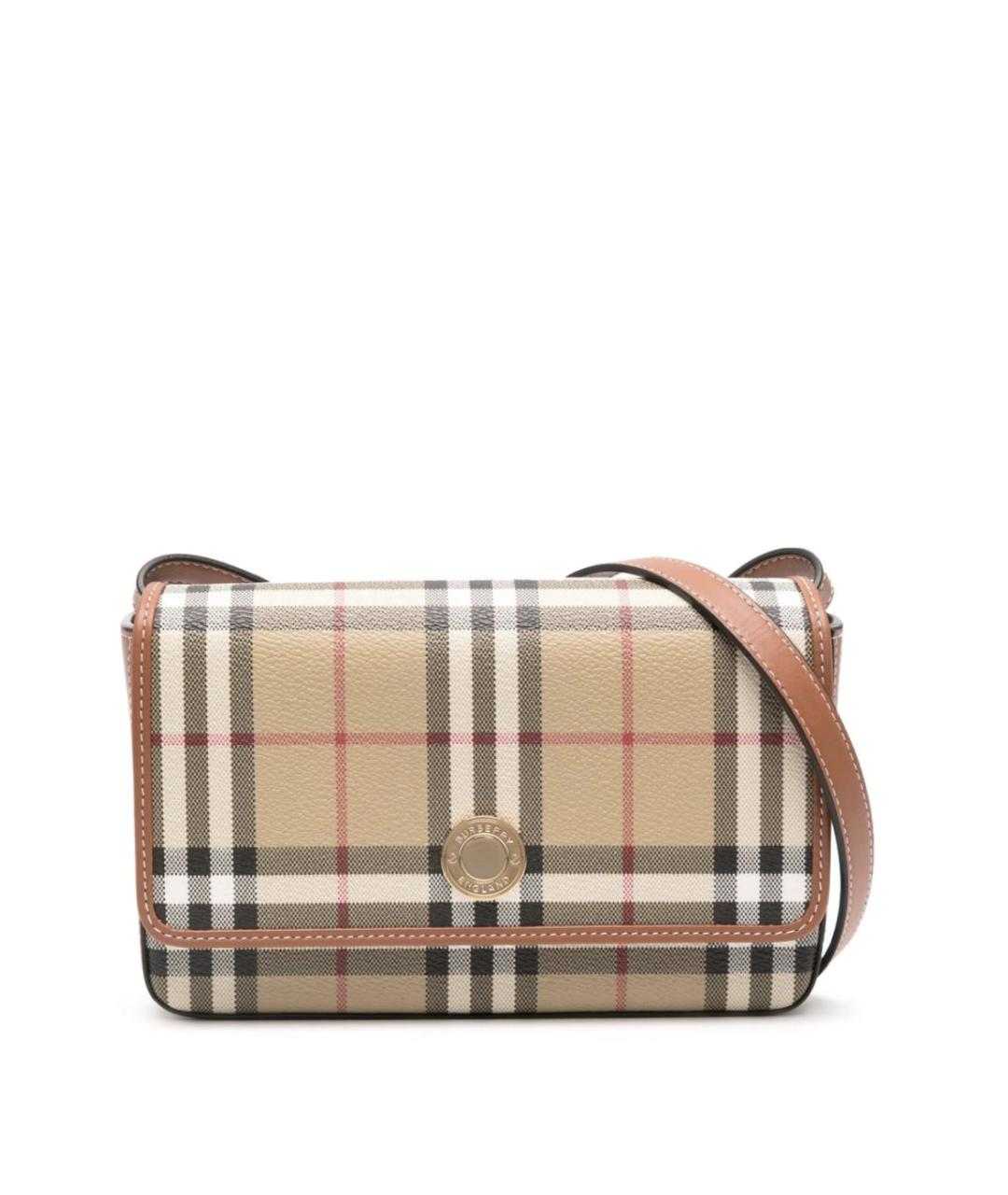 BURBERRY Бежевая сумка через плечо, фото 1