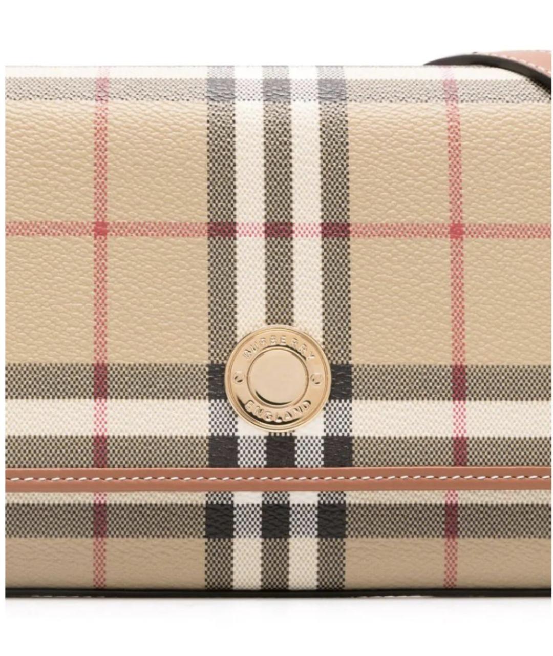 BURBERRY Бежевая сумка через плечо, фото 4