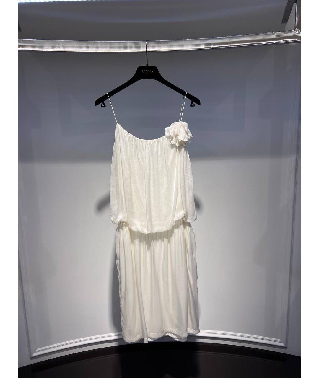 LANVIN Белое повседневное платье, фото 3