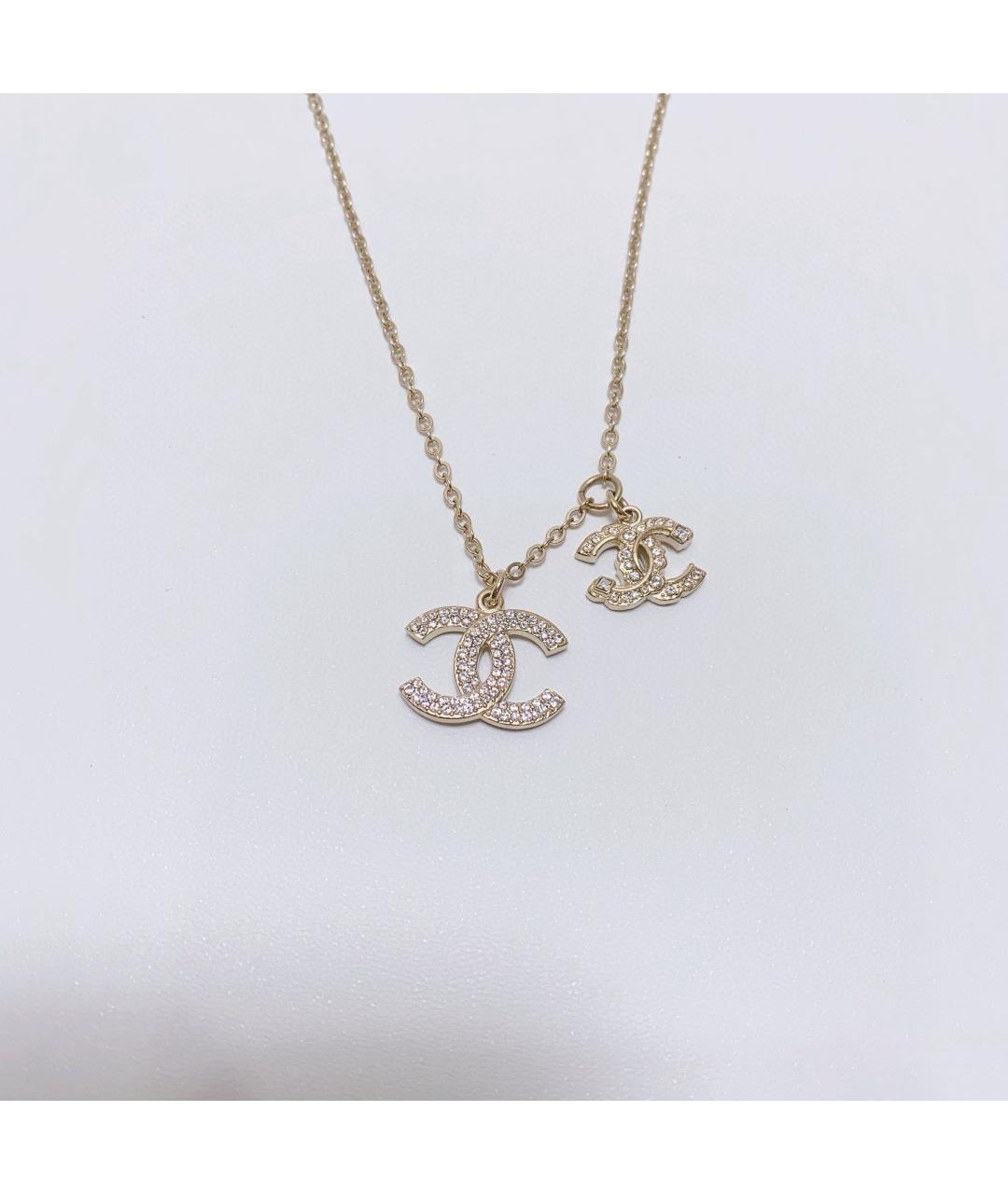 CHANEL Золотая металлическая подвеска, фото 7