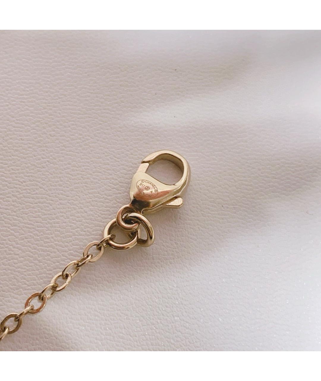 CHANEL Золотая металлическая подвеска, фото 5
