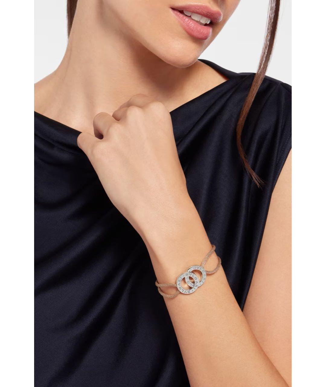 BVLGARI Золотой серебряный браслет, фото 2