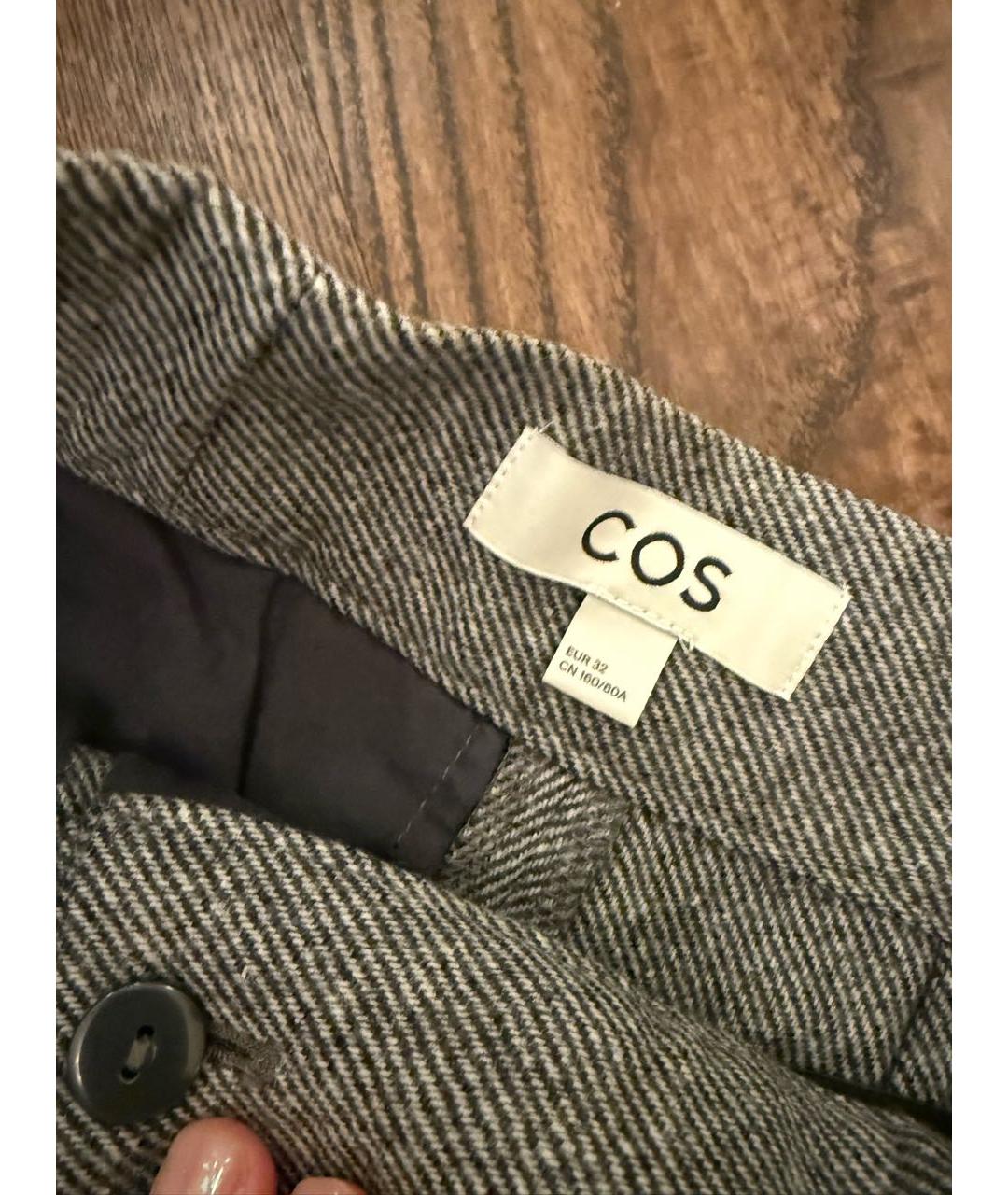 COS Серые шерстяные кюлоты, фото 2