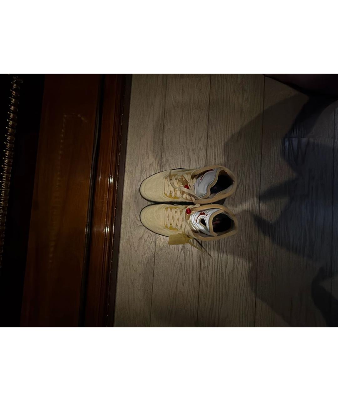 NIKE X OFF-WHITE Белые высокие кроссовки / кеды, фото 3