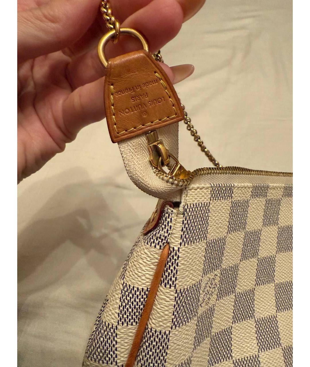 LOUIS VUITTON Бежевая сумка с короткими ручками, фото 4