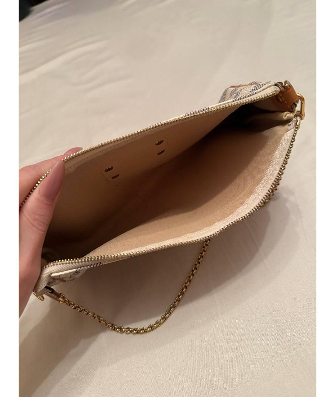 LOUIS VUITTON Бежевая сумка с короткими ручками, фото 7