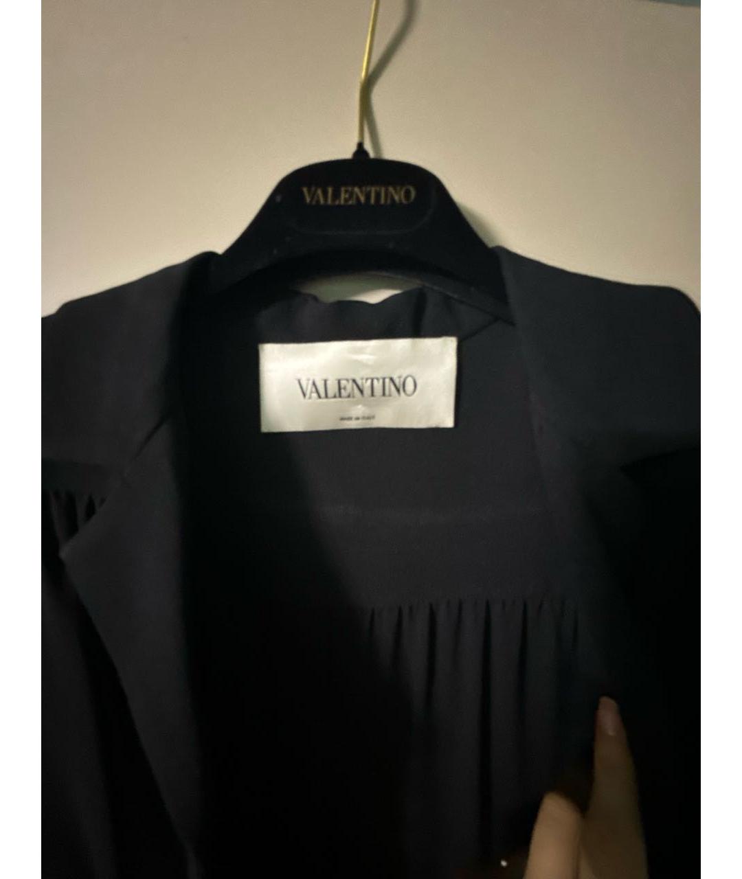 VALENTINO Черное вискозное платье, фото 3