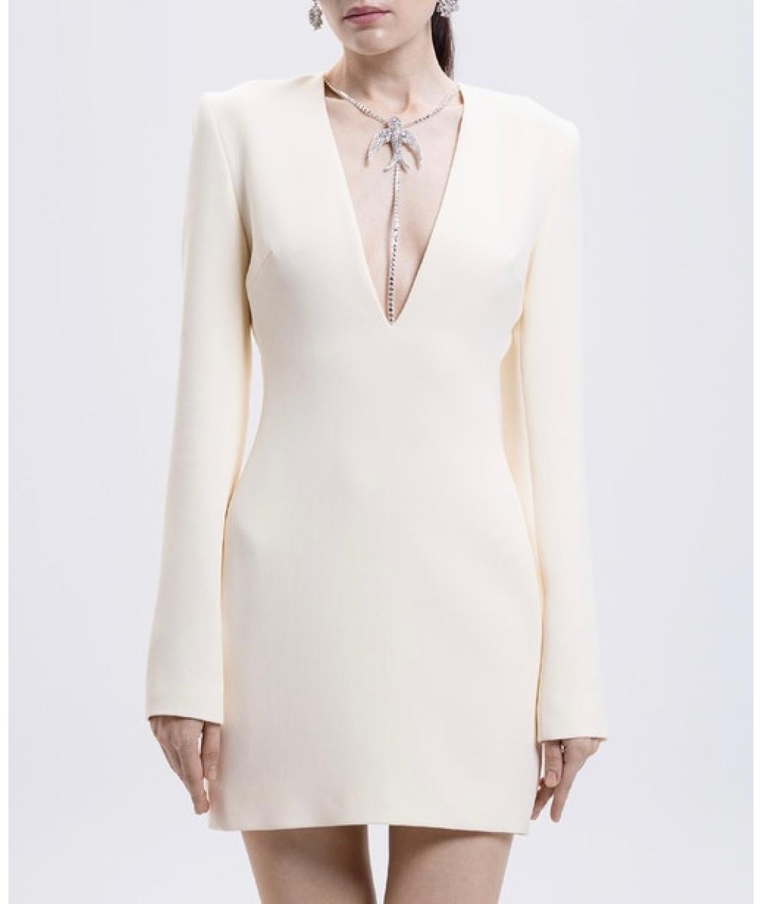 DAVID KOMA Бежевое коктейльное платье, фото 3