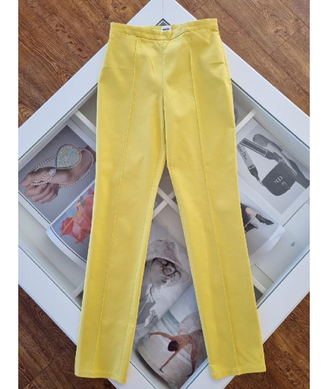 HERMES Желтый хлопковый костюм с брюками, фото 8