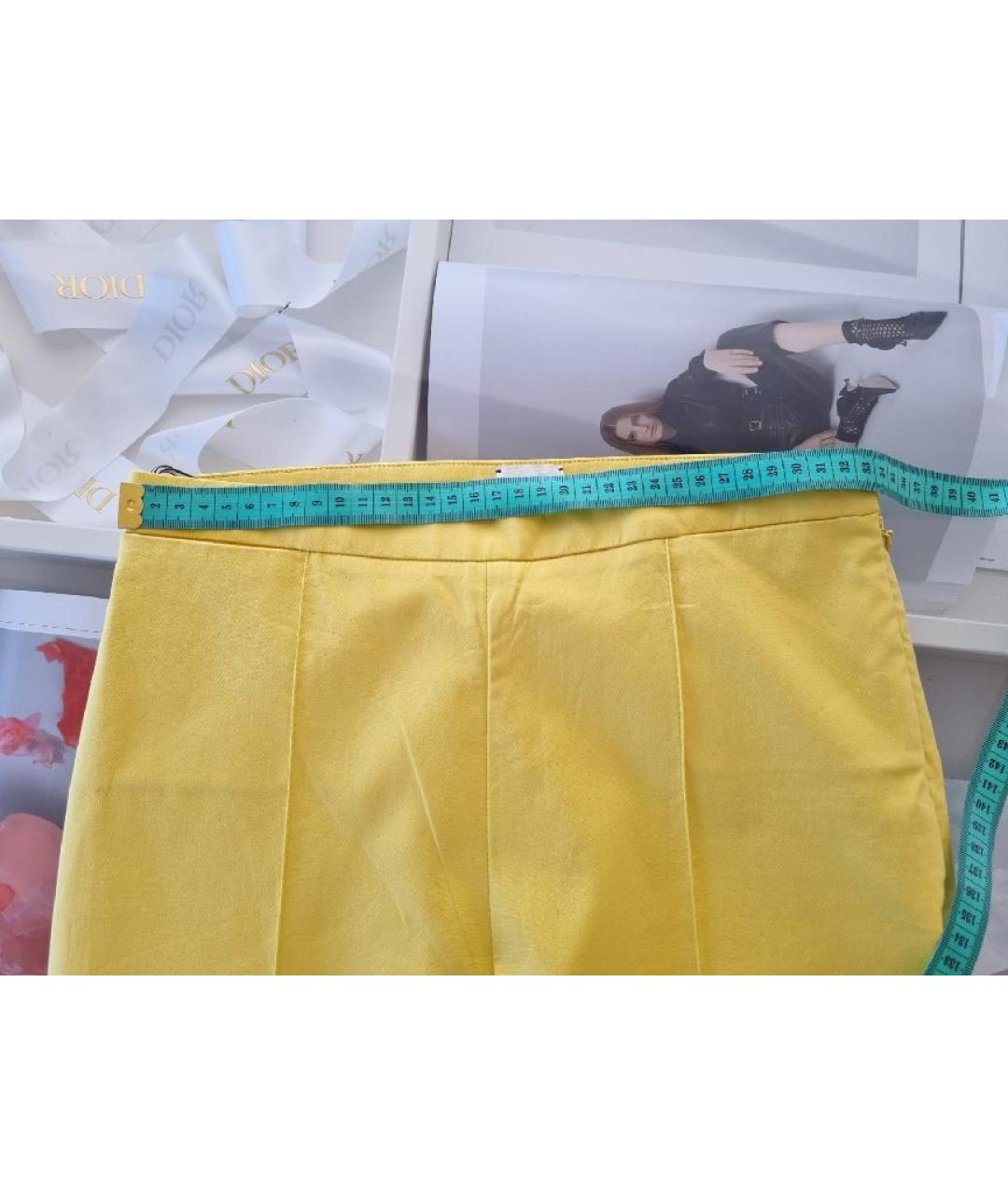 HERMES Желтый хлопковый костюм с брюками, фото 5