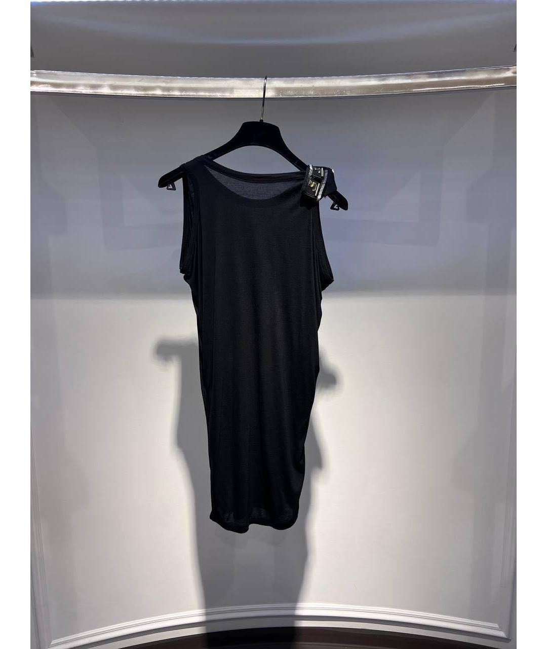 LANVIN Черное повседневное платье, фото 2