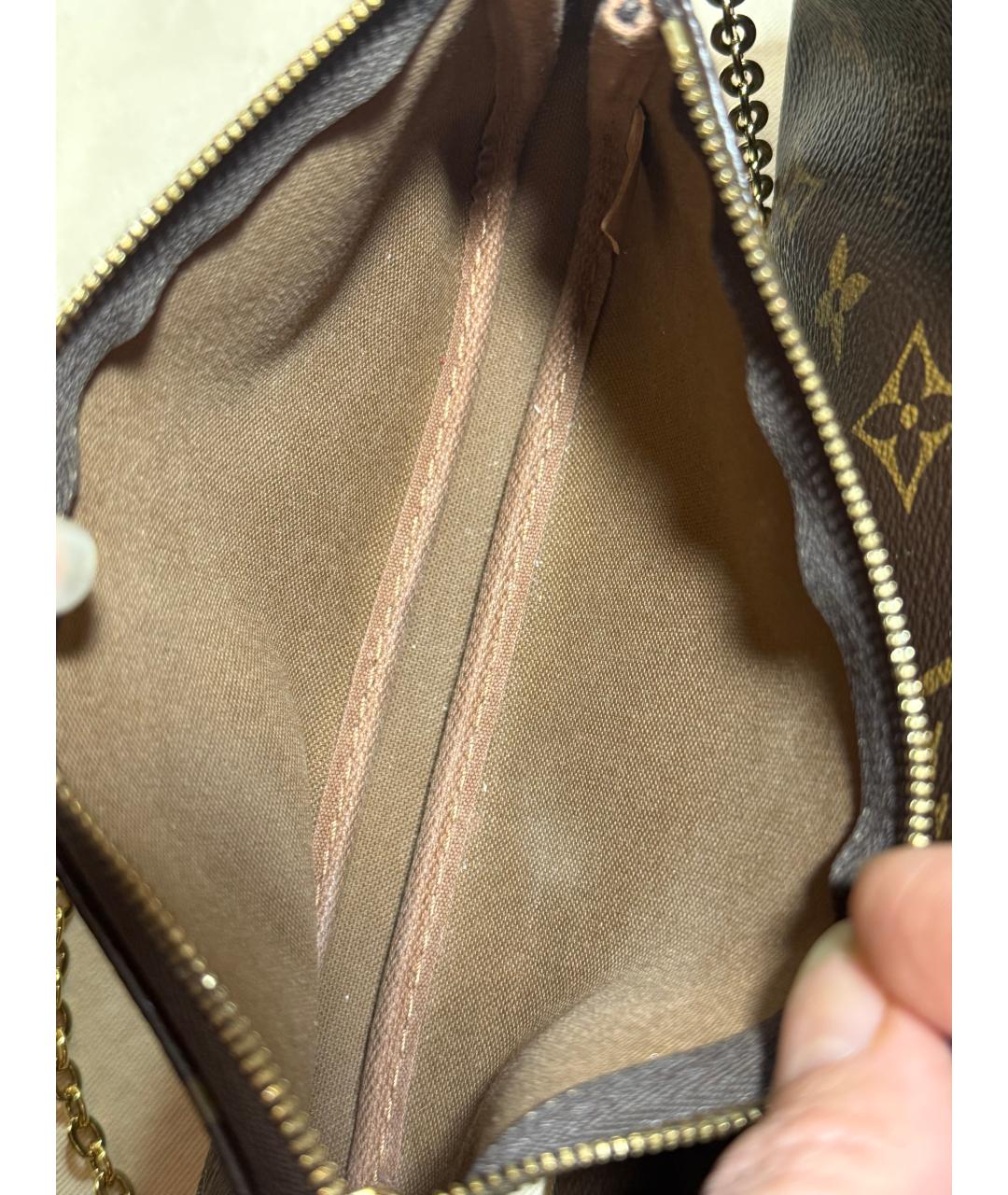 LOUIS VUITTON Коричневая сумка через плечо, фото 8