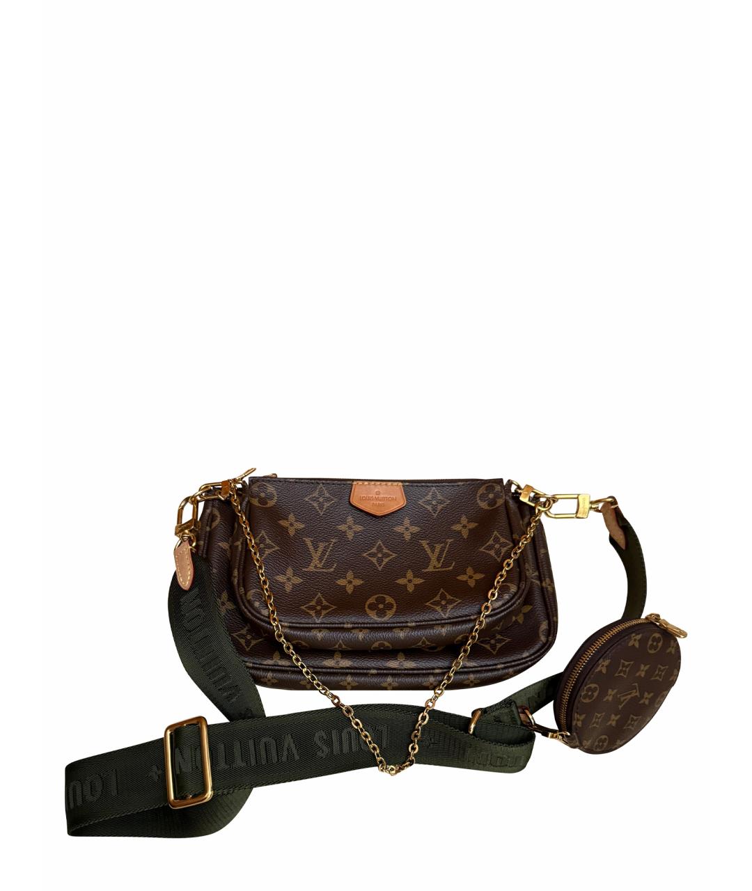 LOUIS VUITTON Коричневая сумка через плечо, фото 1