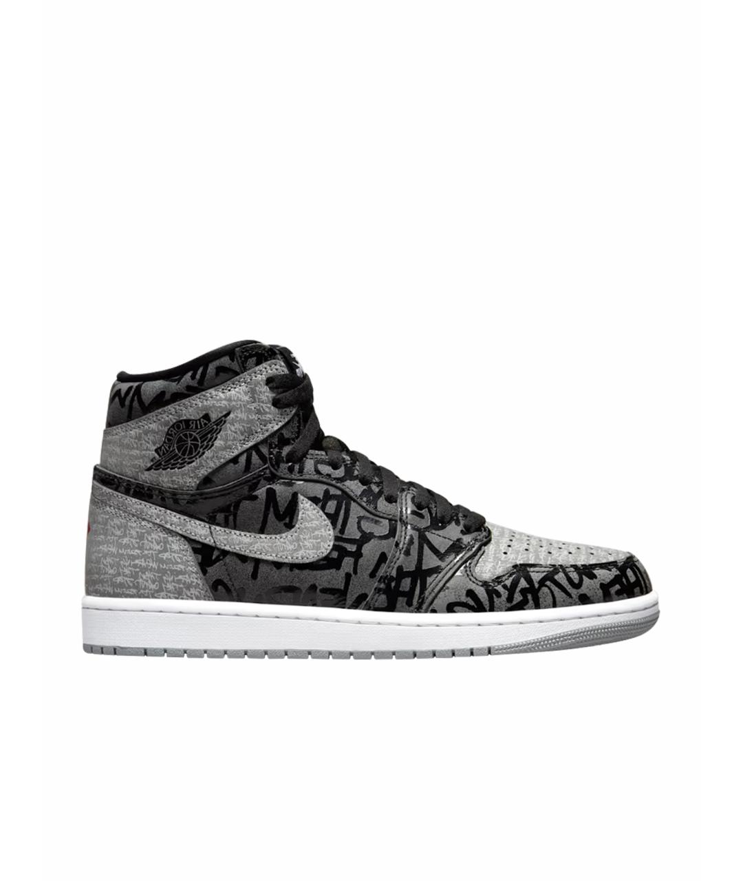 JORDAN Мульти текстильные высокие кроссовки / кеды, фото 1