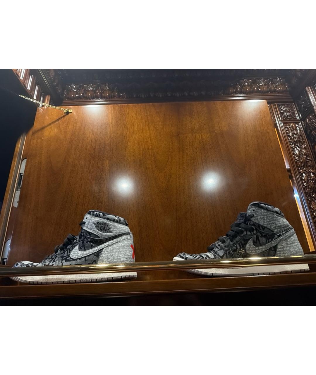 JORDAN Мульти текстильные высокие кроссовки / кеды, фото 5