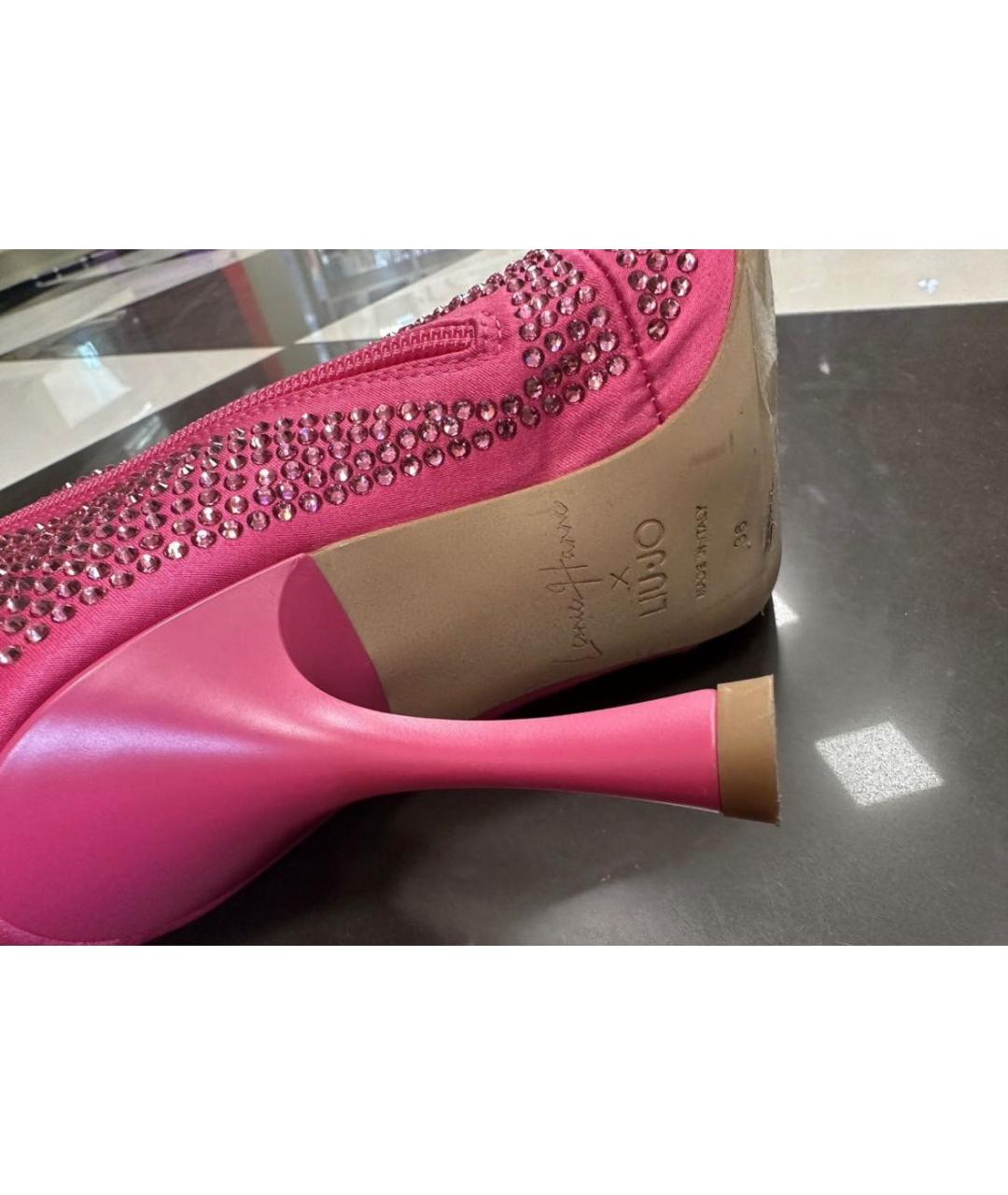 LIU JO Фуксия текстильные сапоги, фото 3