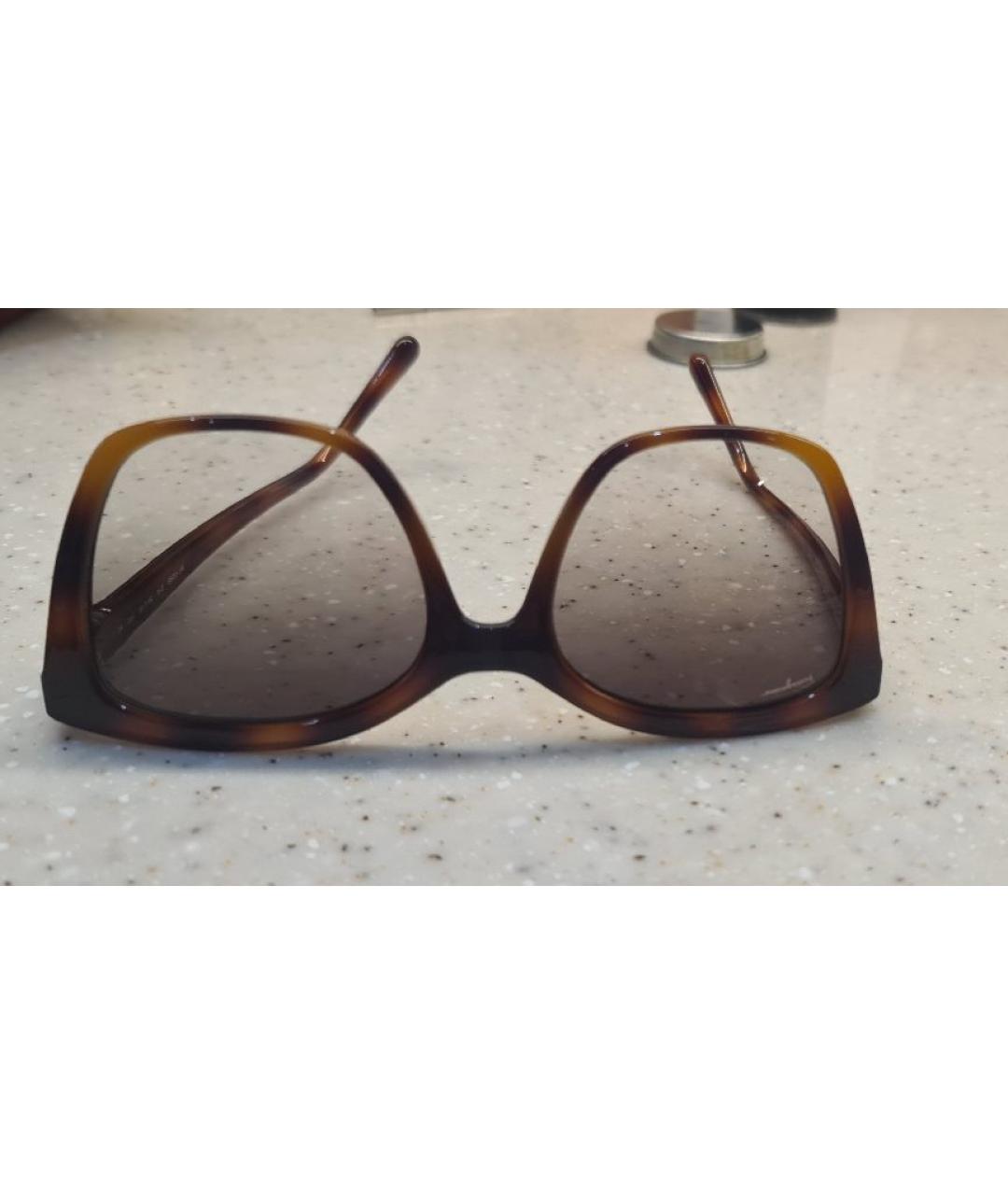 FERRAGAMO Коричневые солнцезащитные очки, фото 2