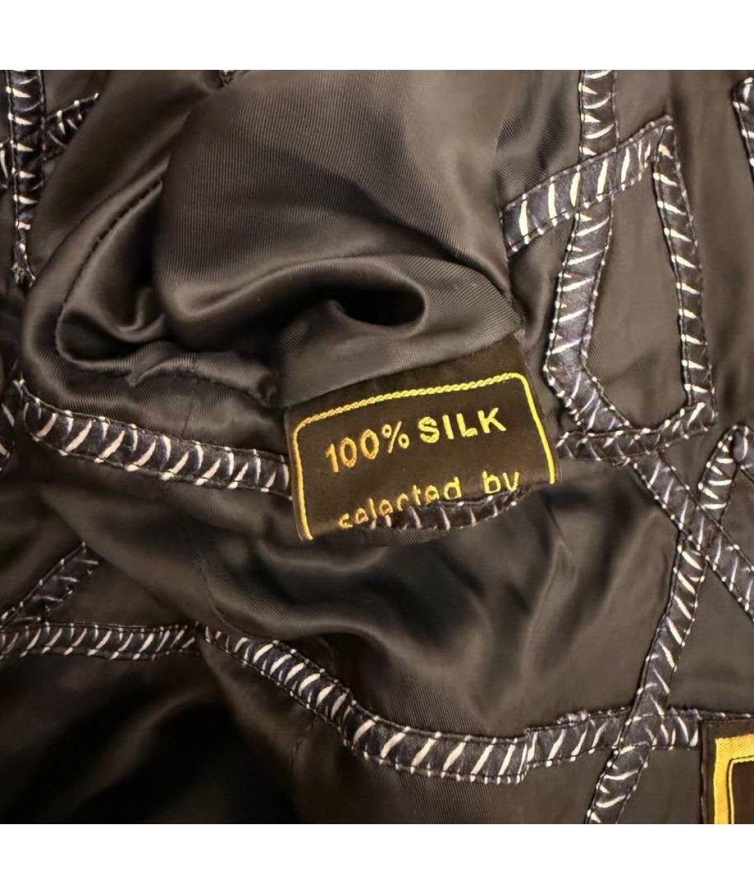 ZILLI Черная кожаная куртка, фото 5