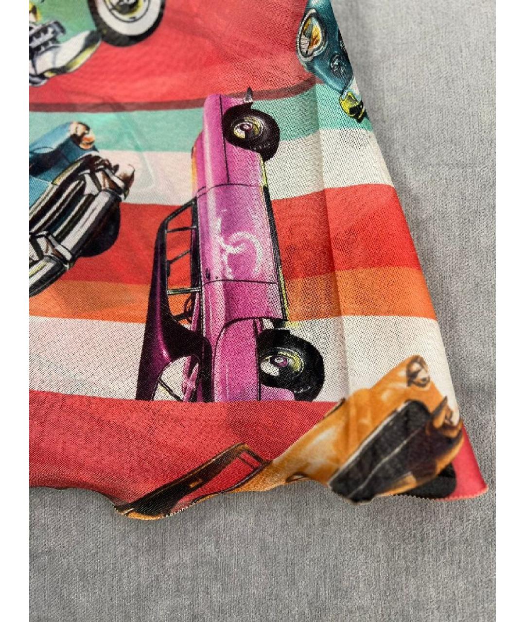 CHANEL Красная вискозная юбка миди, фото 7