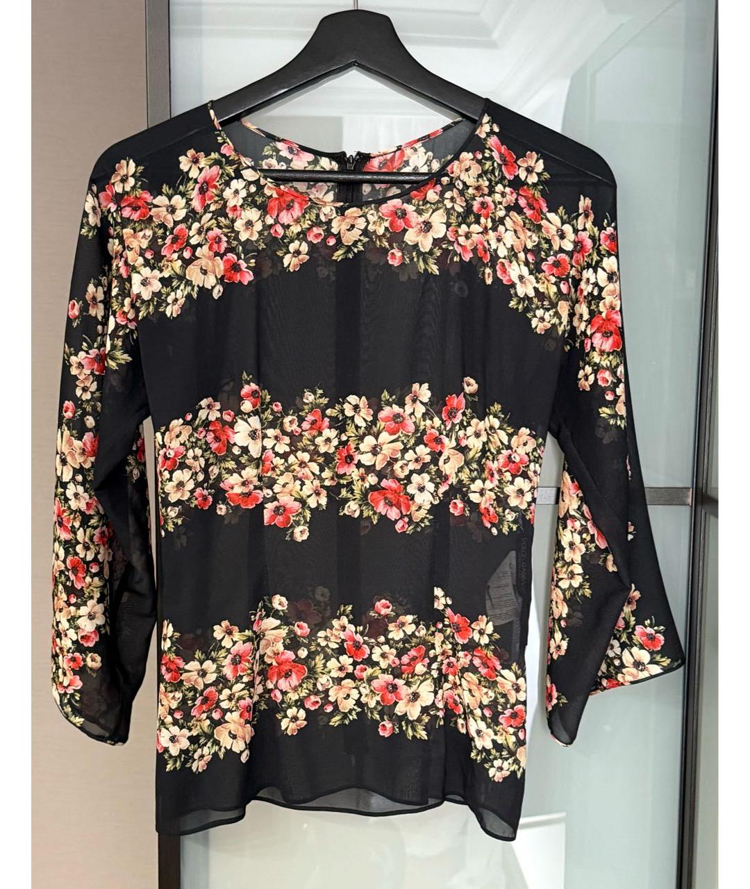 DOLCE&GABBANA Мульти шелковая блузы, фото 5