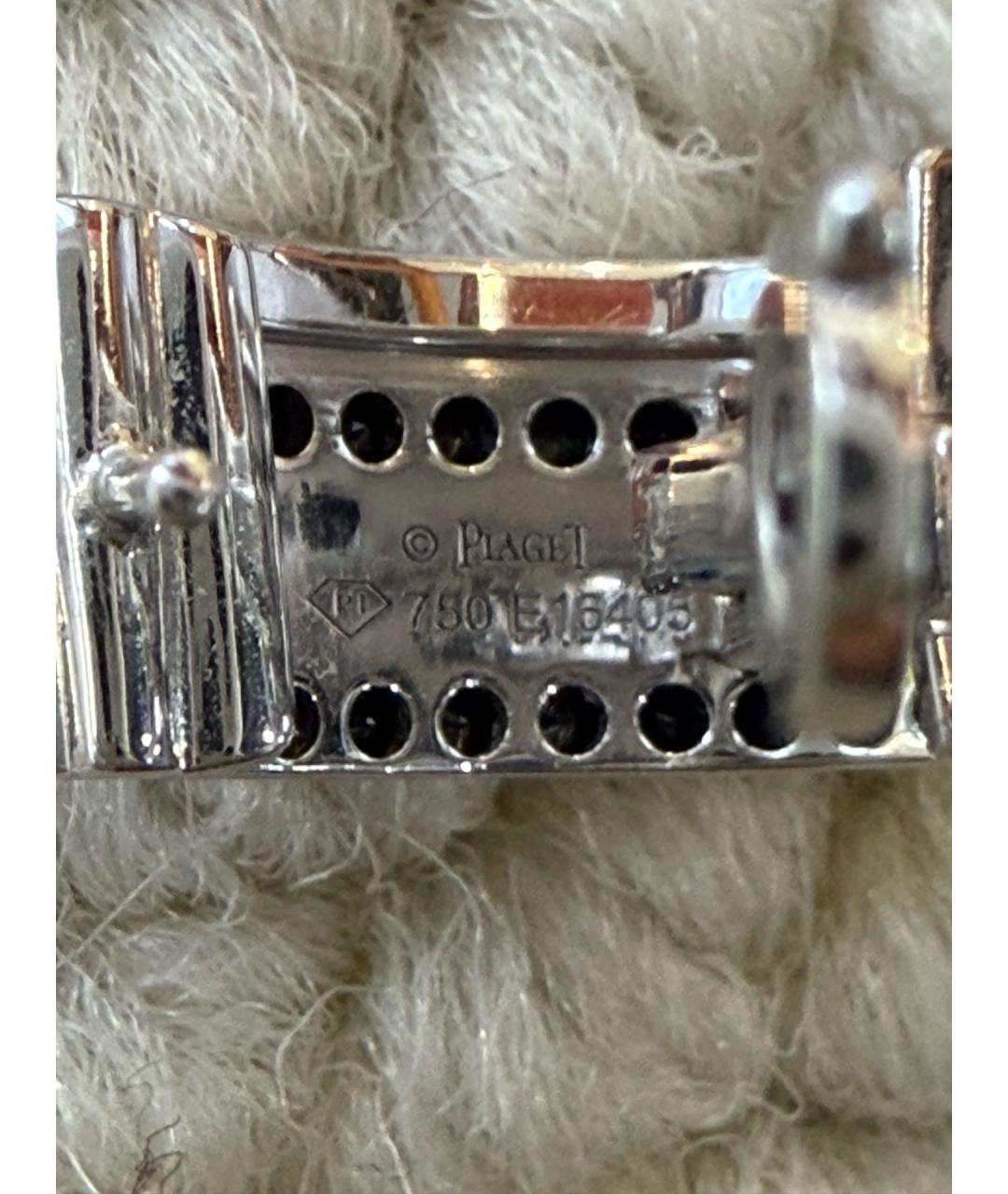 PIAGET Серебряные серьги из белого золота, фото 7