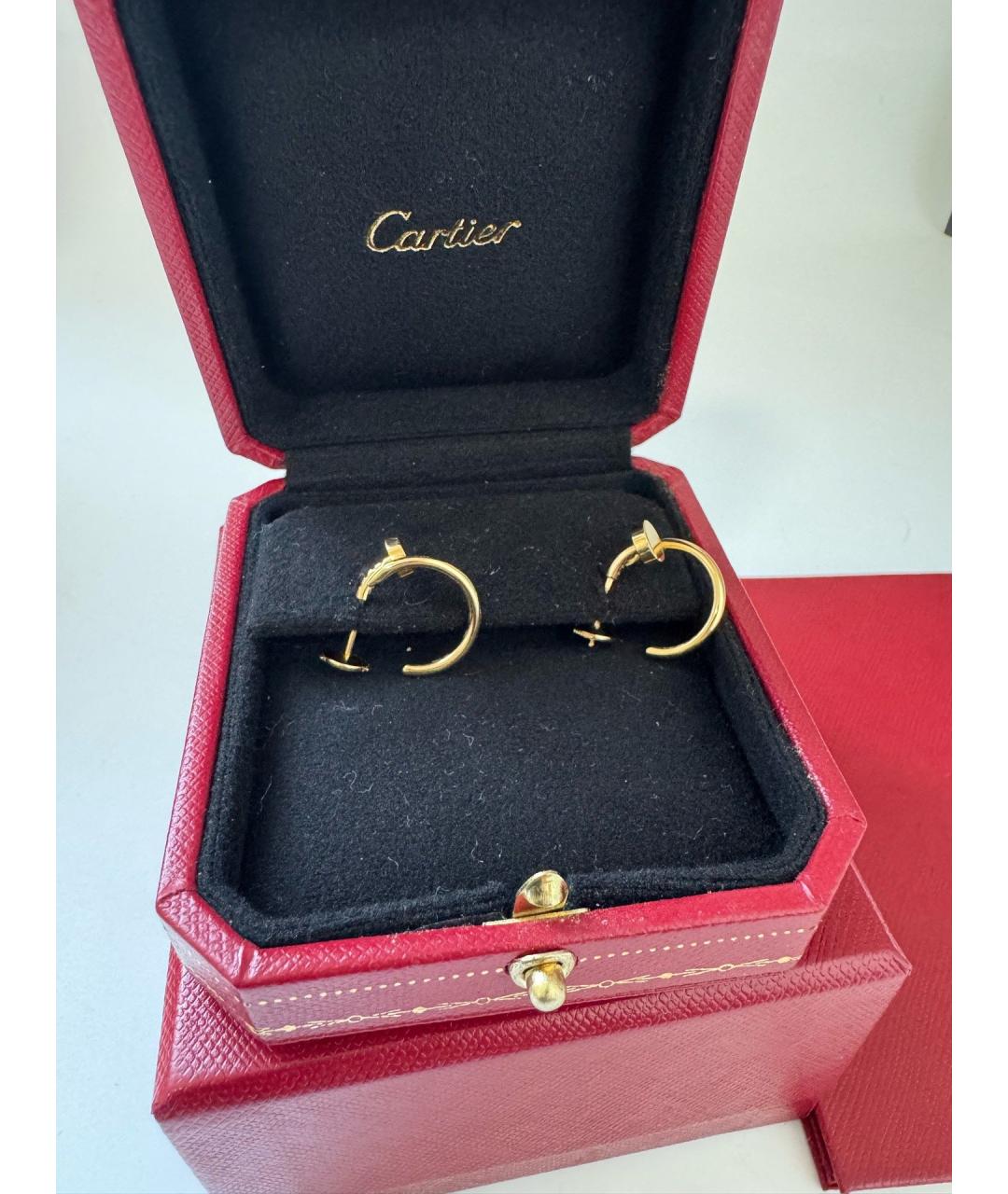 CARTIER Золотые серьги из розового золота, фото 4