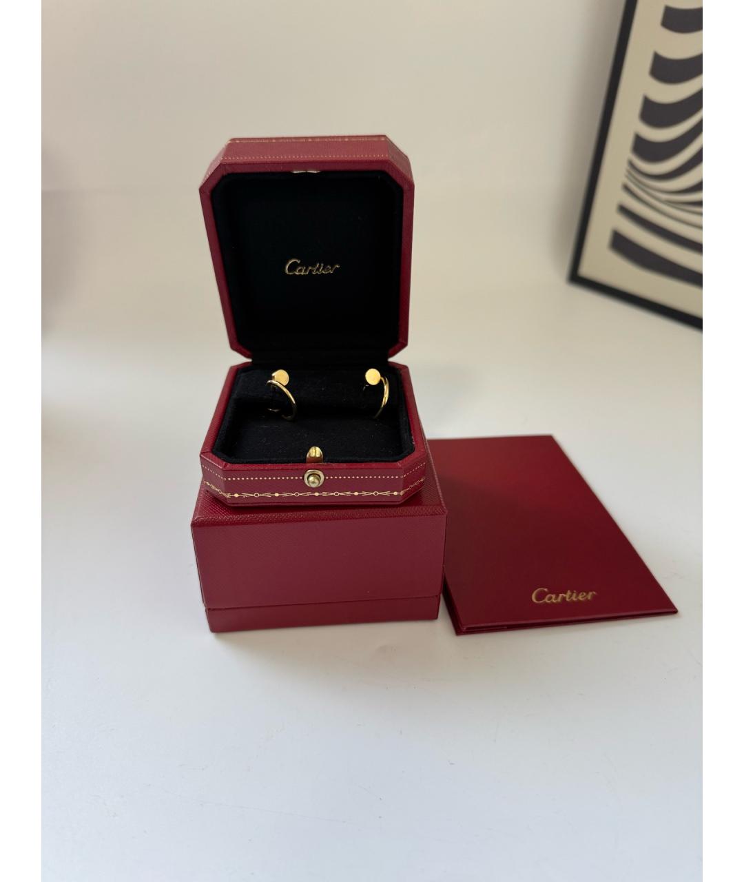 CARTIER Золотые серьги из розового золота, фото 2