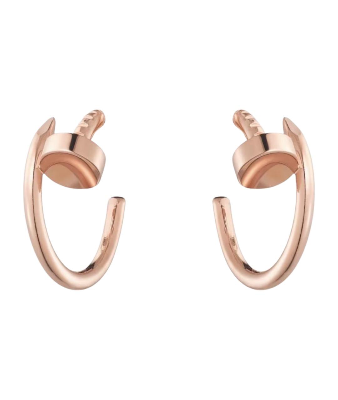 CARTIER Золотые серьги из розового золота, фото 1