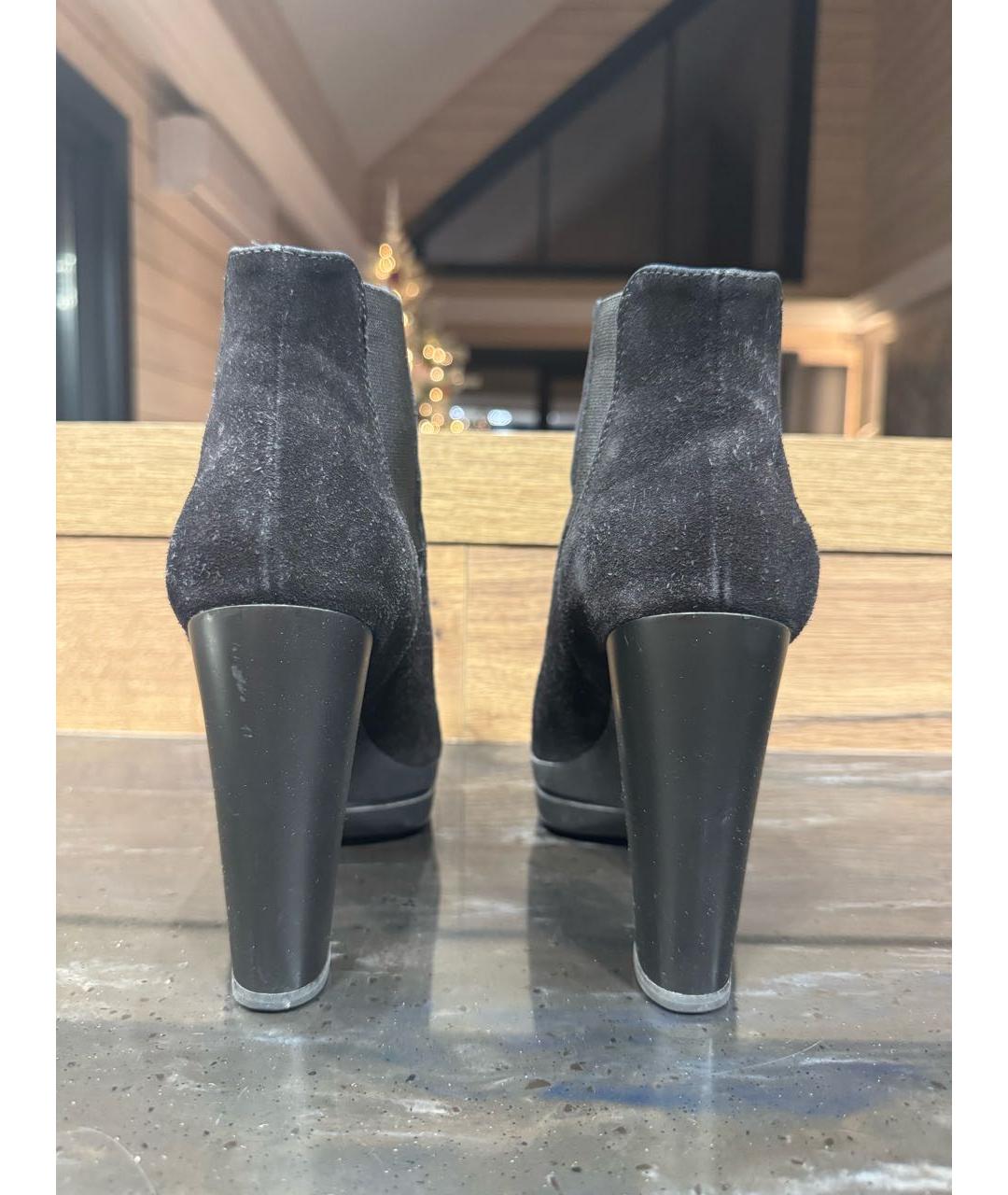 HOGAN Черные замшевые ботильоны, фото 4