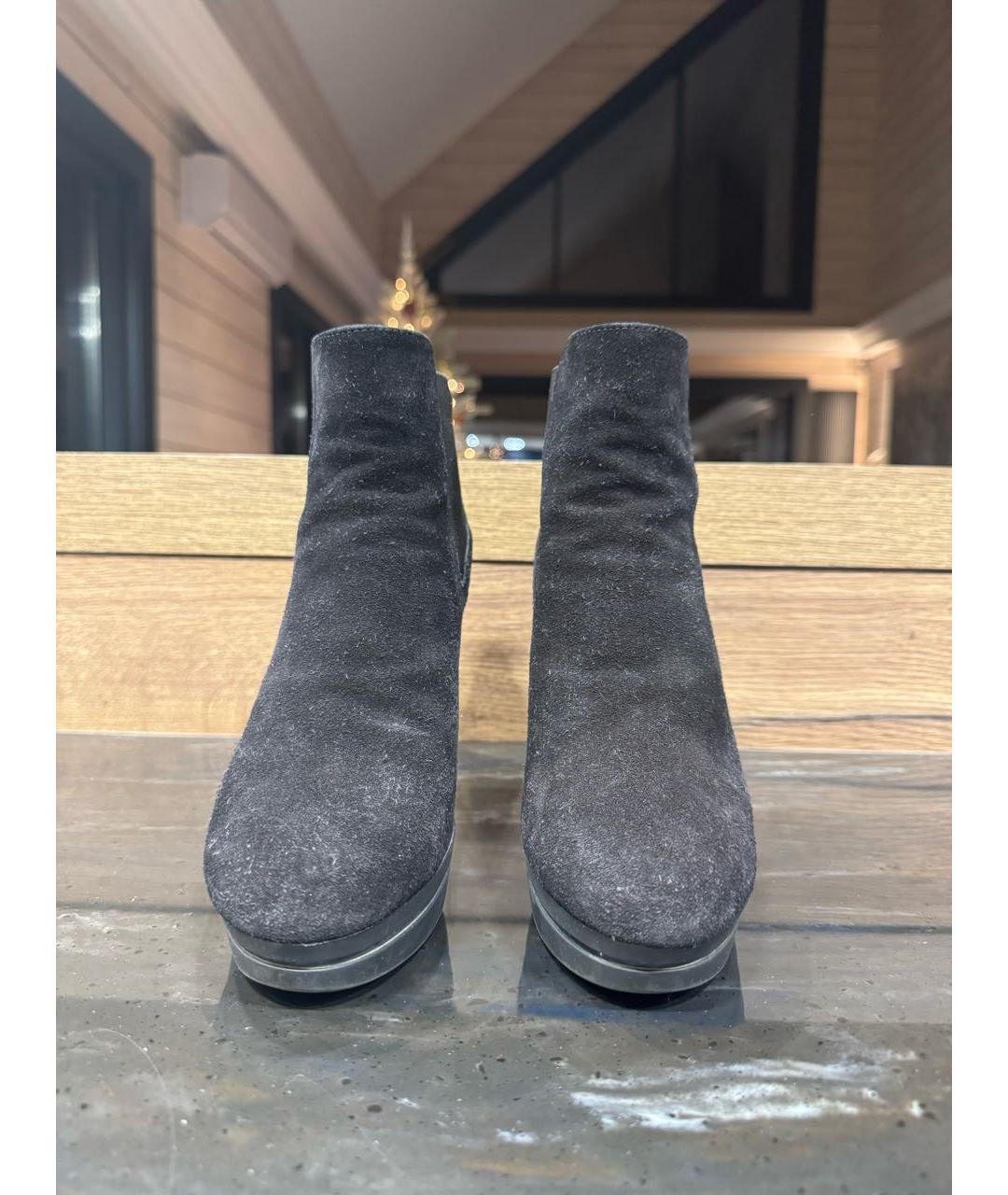 HOGAN Черные замшевые ботильоны, фото 2