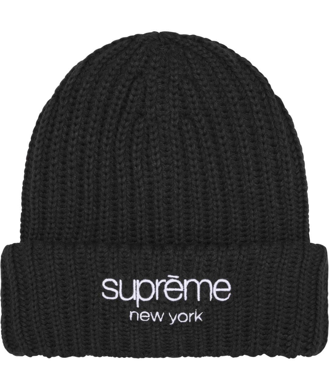 SUPREME Черная шапка, фото 1