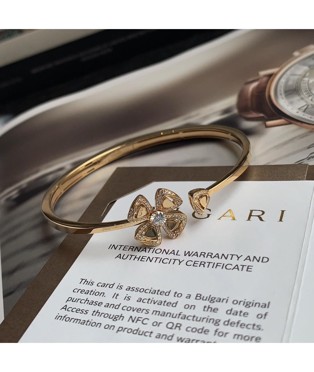 BVLGARI Золотой браслет из розового золота, фото 5