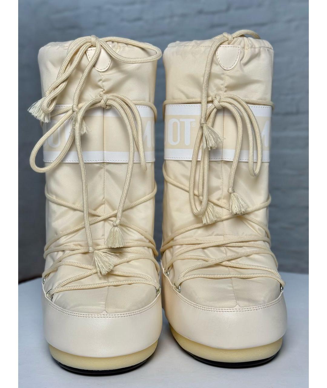 MOON BOOT Бежевые сапоги, фото 2