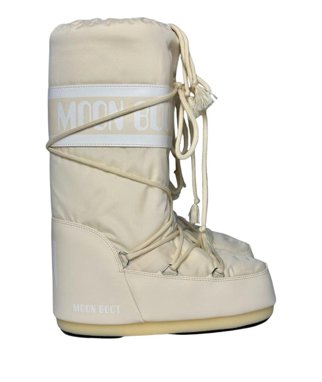 MOON BOOT Бежевые сапоги, фото 1