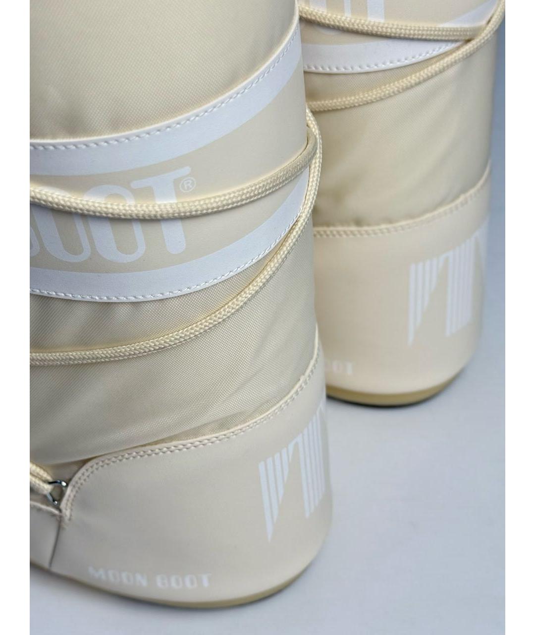 MOON BOOT Бежевые сапоги, фото 6