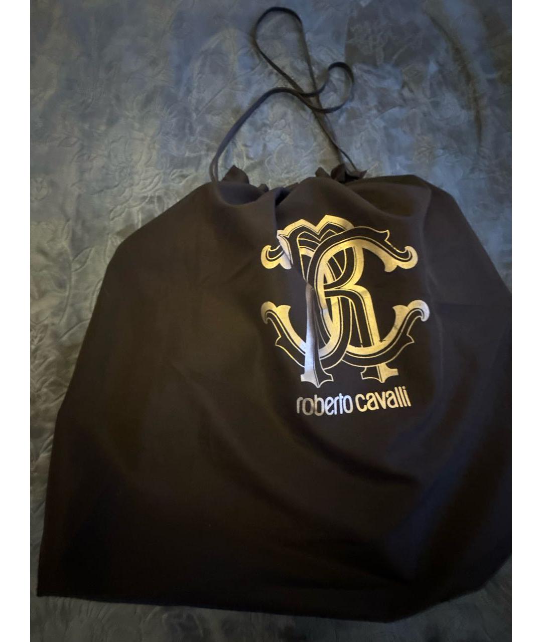 ROBERTO CAVALLI Розовая сумка тоут из искусственной кожи, фото 4